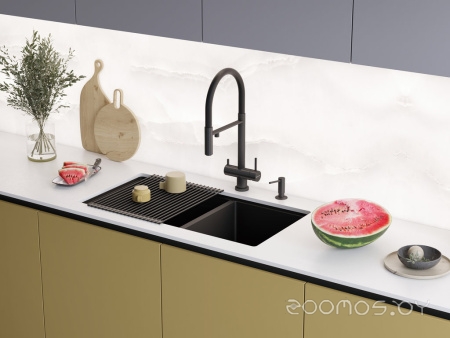 Omoikiri Taki 85-2-LB-U/IF Side GB (графит)