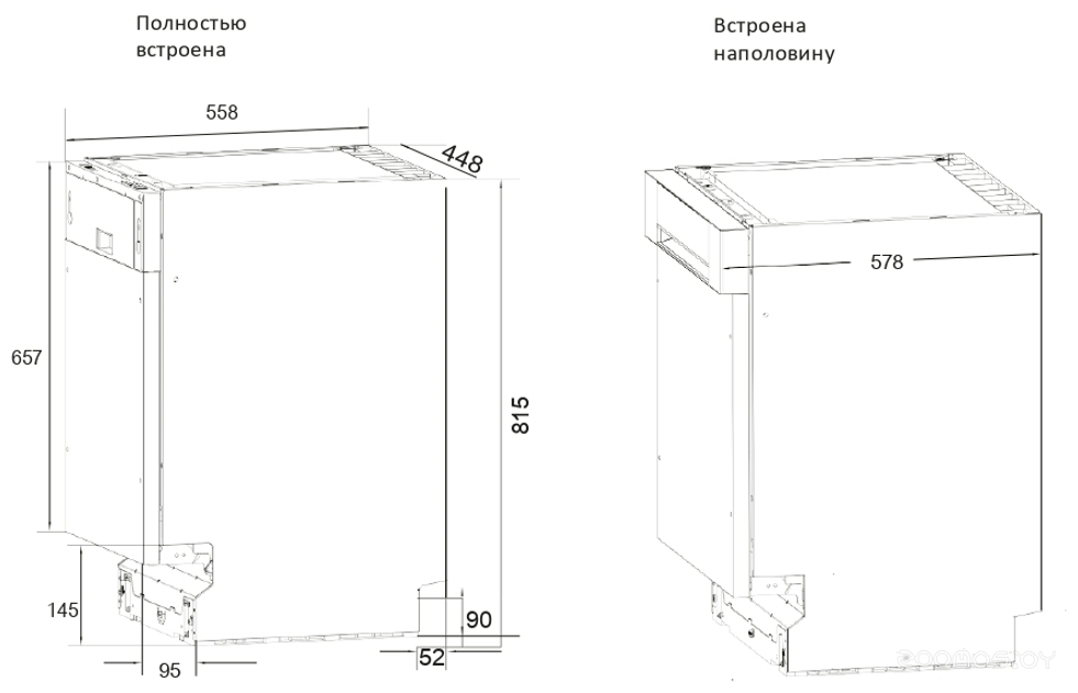 Посудомоечная машина Kuppersberg GS 4557