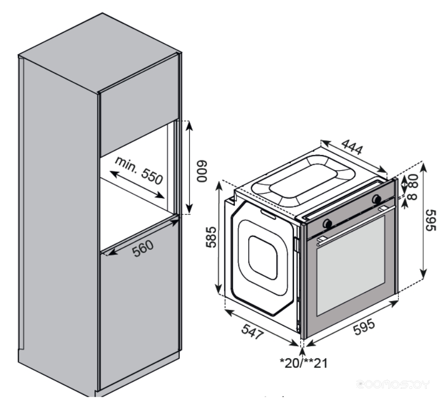 Духовой шкаф Kuppersberg KSO 610 X