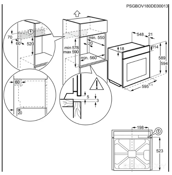 Духовой шкаф Electrolux EOE7C31X