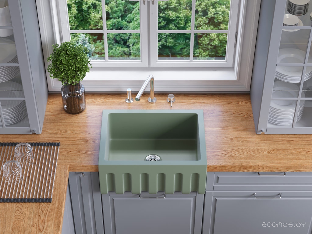Omoikiri Mikura 61 RG-Glossy royal green глянцевый