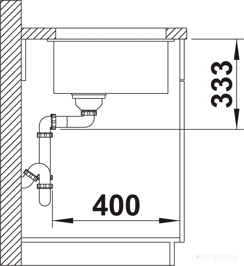 Blanco Rotan 400-U 521334 (белый)
