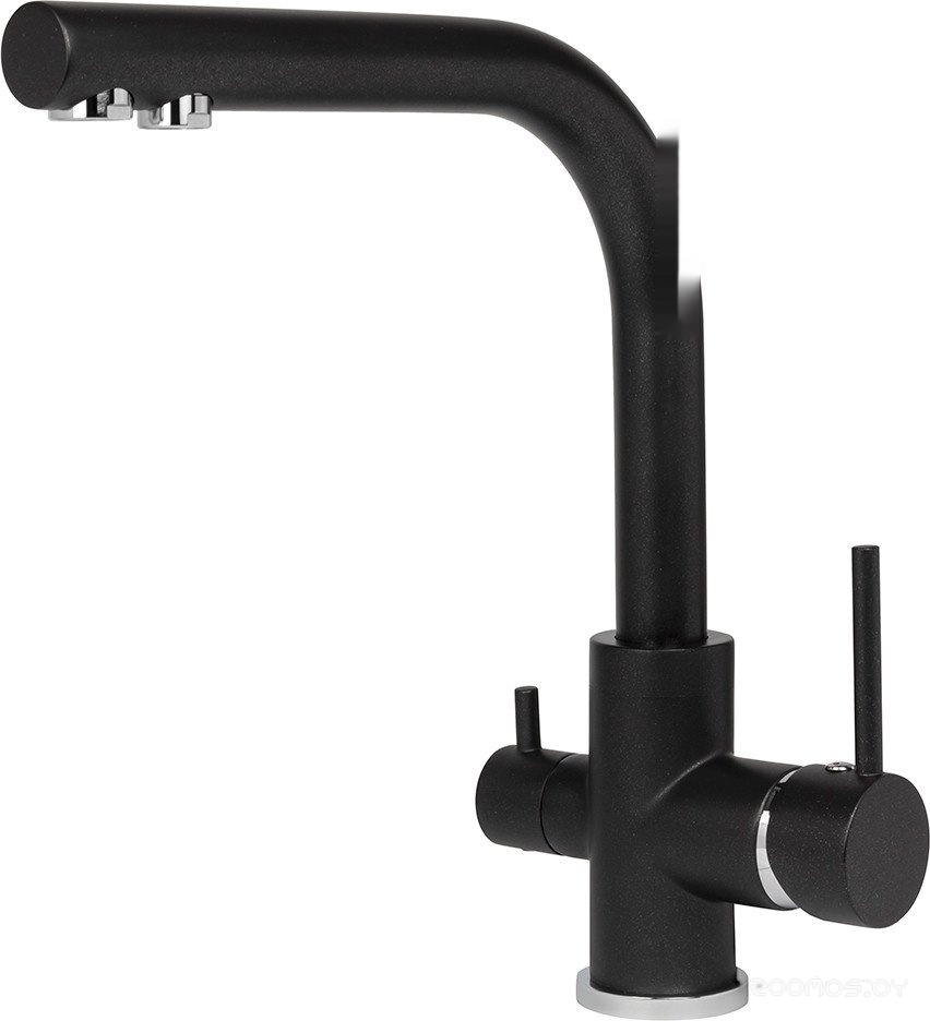 AquaSanita Quadro SQQ100 + Akvaduo 2663 L (черный металлик 601)