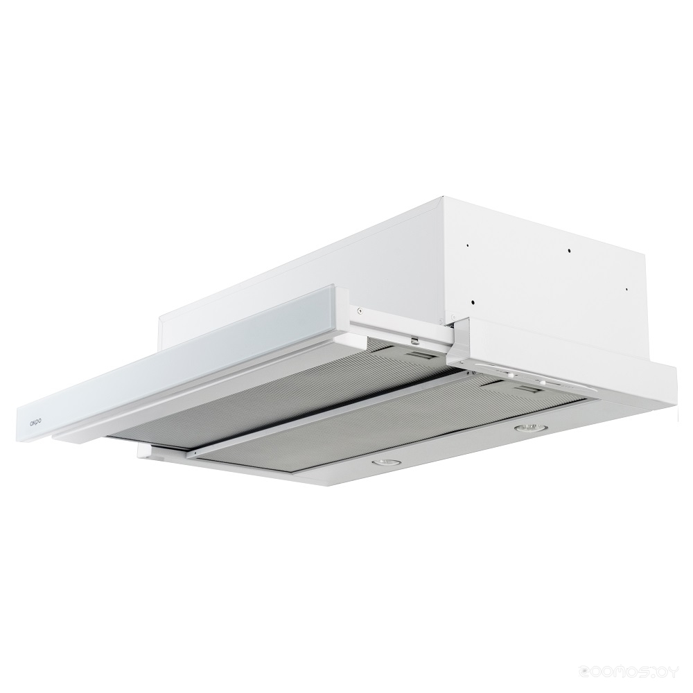 Кухонная вытяжка AKPO Light Eco Glass Twin 60 wk-7 белый