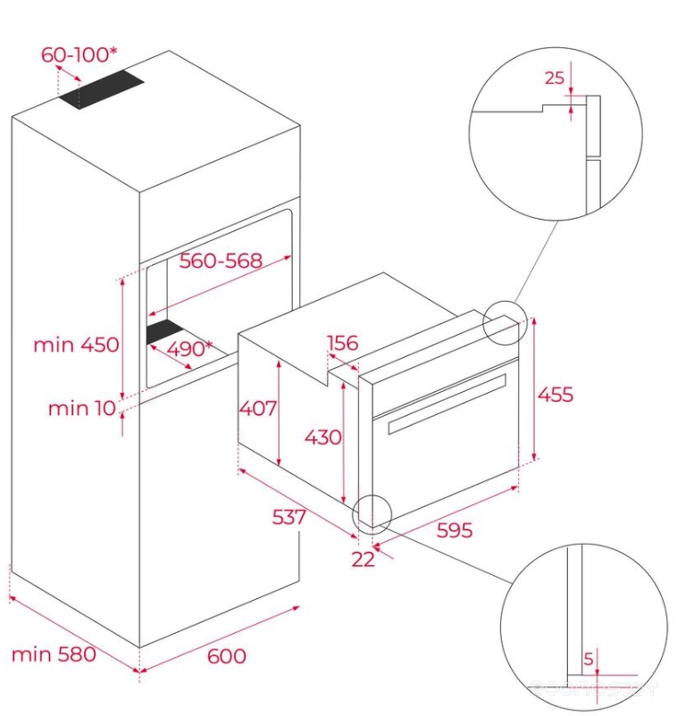 Духовой шкаф Teka HLC 8406 BK AirFry