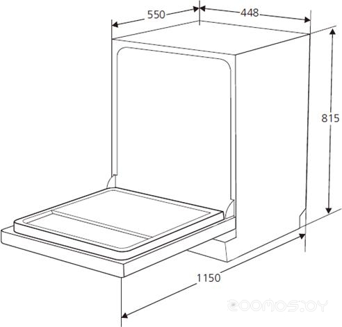 Посудомоечная машина Kuppersberg GSM 4573