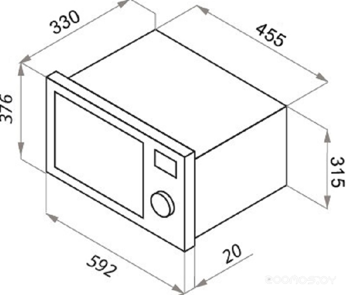 Микроволновая печь Maunfeld JBMO.20.5S
