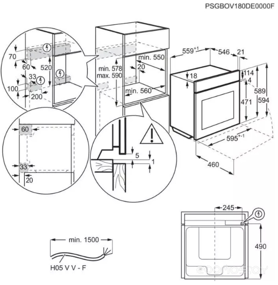 Духовой шкаф Electrolux EOB7S31V