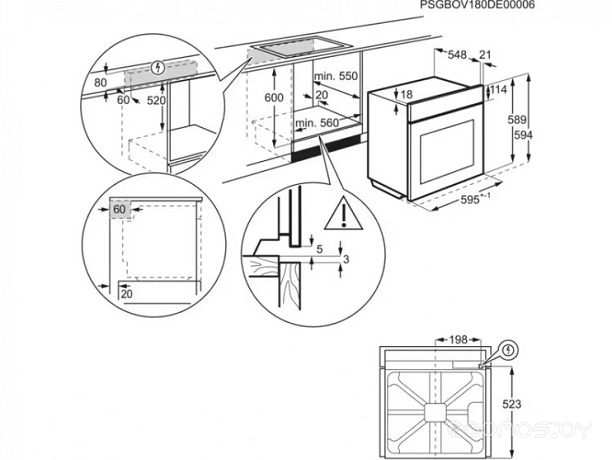 Духовой шкаф Electrolux SteamCrisp 700 pyroliza KOCBP39H