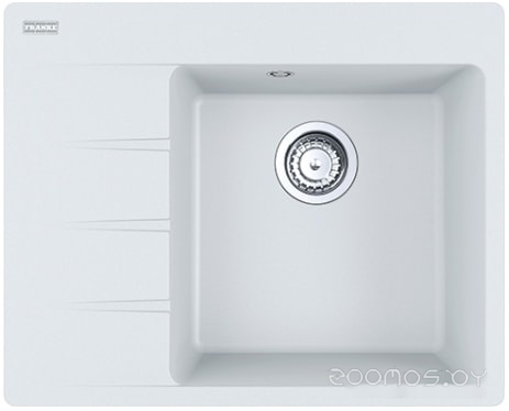 Franke Centro CNG 611/211-62 TL (белый, правая)