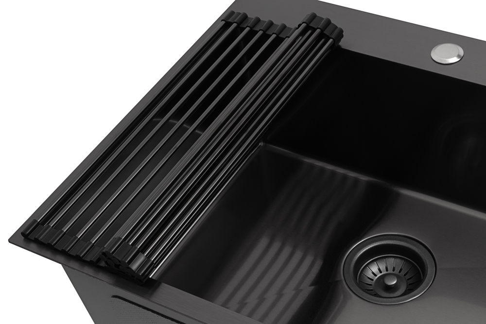 Комплект для кухни ARFEKA ECO AR мойка 550*500, роллер-мат, дозатор BLACK