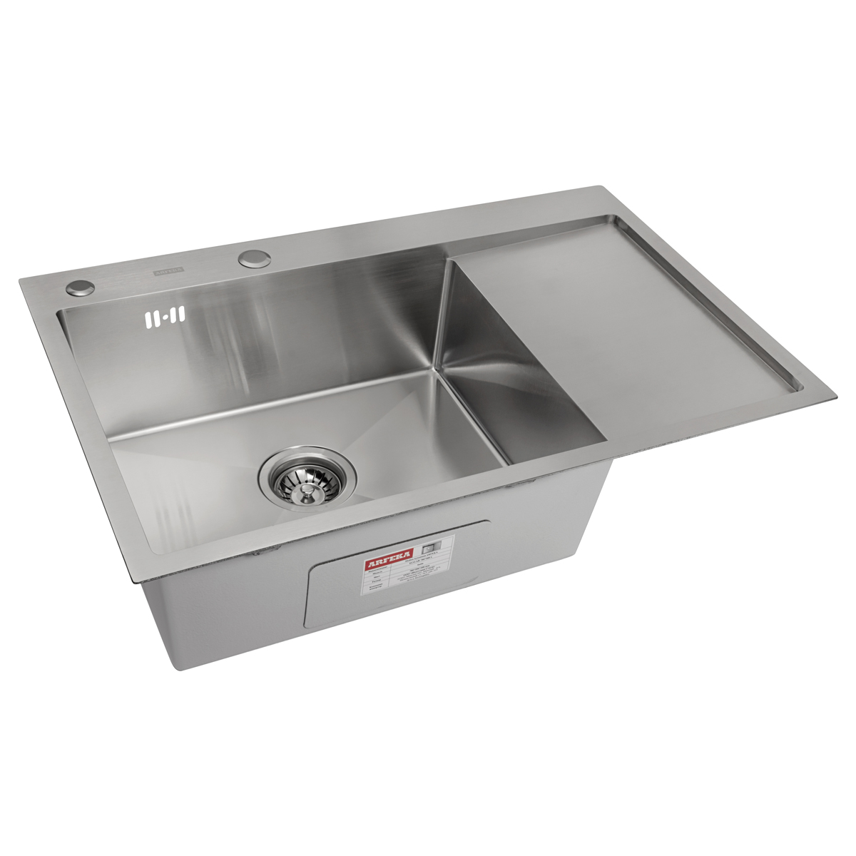 Мойка ARFEKA ECO AR 780*500 L SATIN
