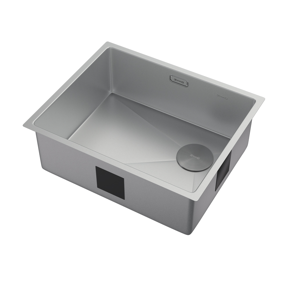 Мойка ZorG ZEROX 54 U / IF SIDE SF ZURINOX STEEL