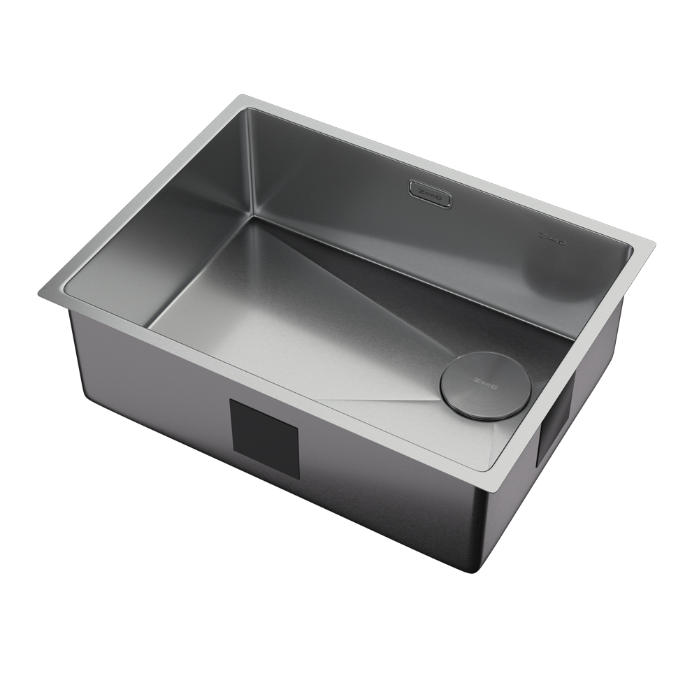 Мойка ZorG ZEROX 59 U / IF SIDE SF STEEL