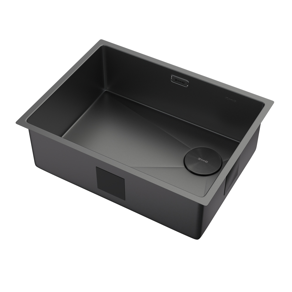 Мойка ZorG ZEROX 59 U / IF SIDE SF ZURINOX PVD GUNBLACK