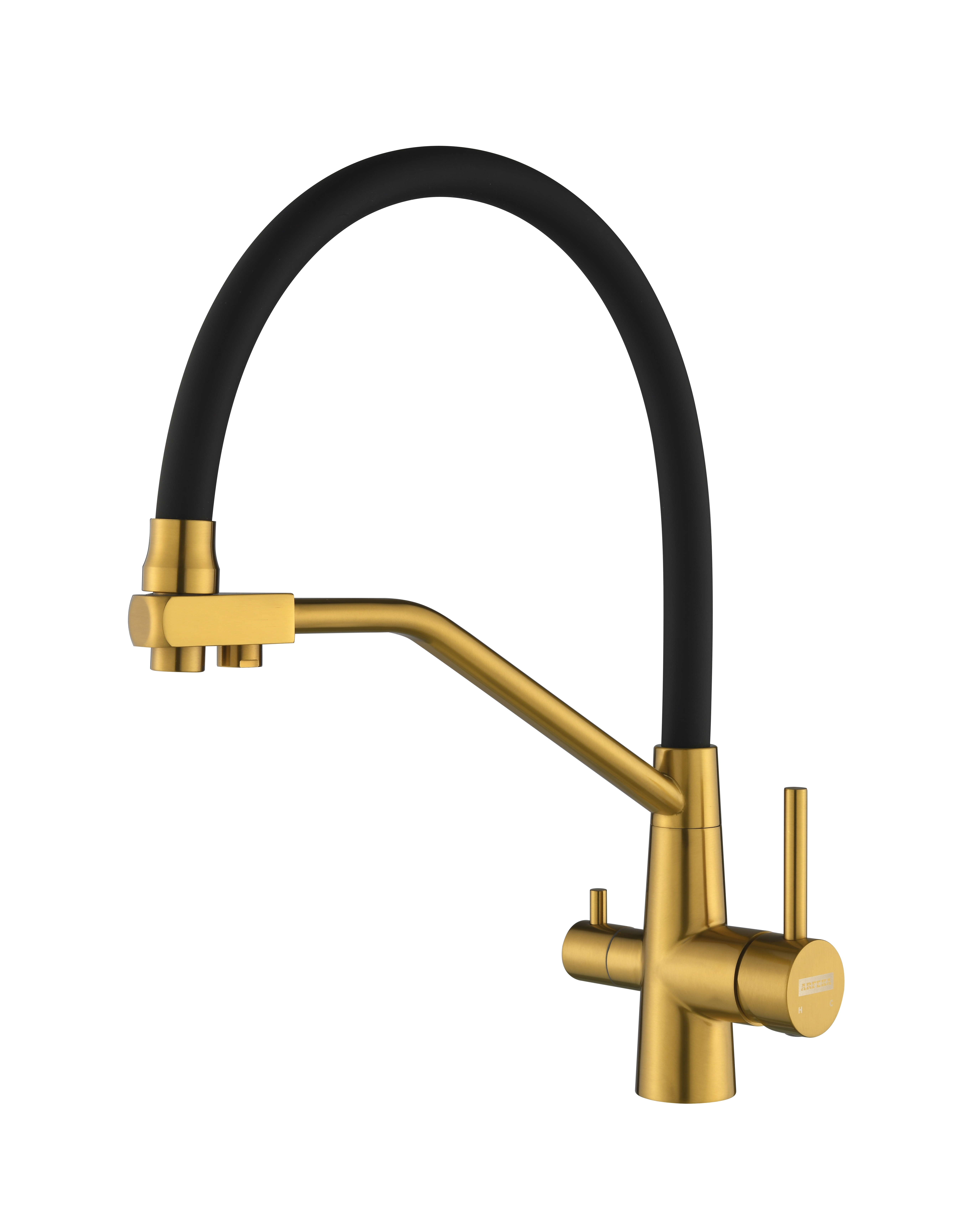 Смеситель для кухни ARFEKA JAPETO Gold PVD