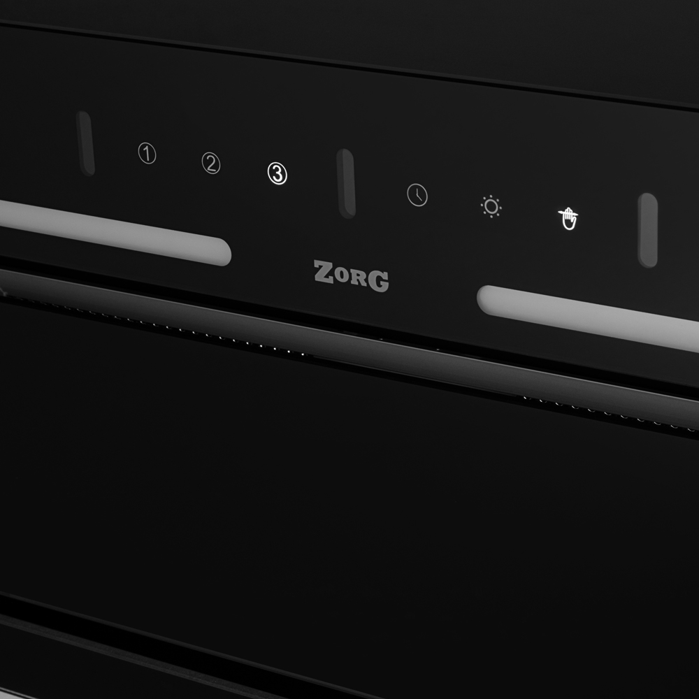 Вытяжка кухонная ZorG NEVE 1260 60 S-GC черная