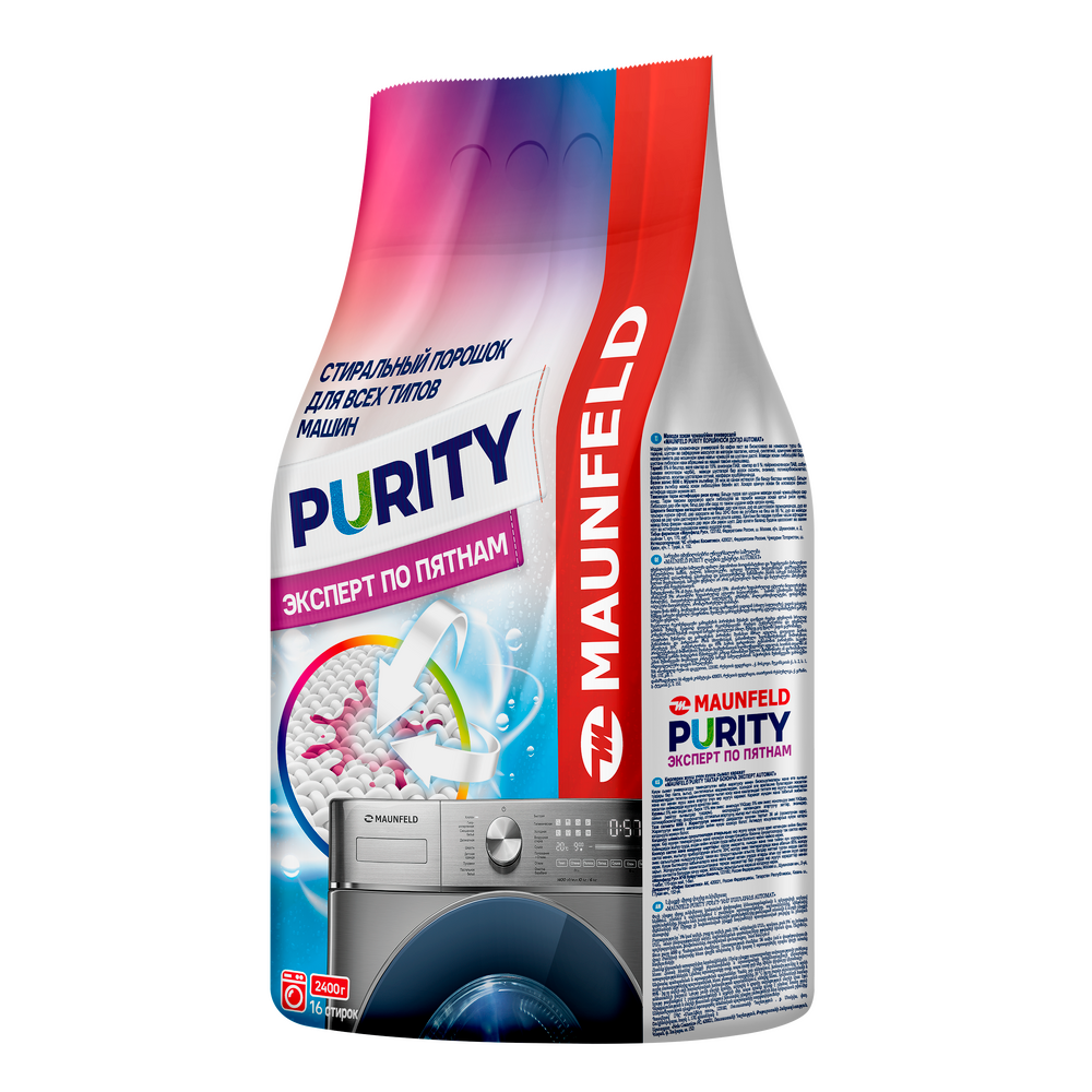 Стиральный порошок MAUNFELD Purity Эксперт по пятнам Automat MWP2400BM 2,4кг