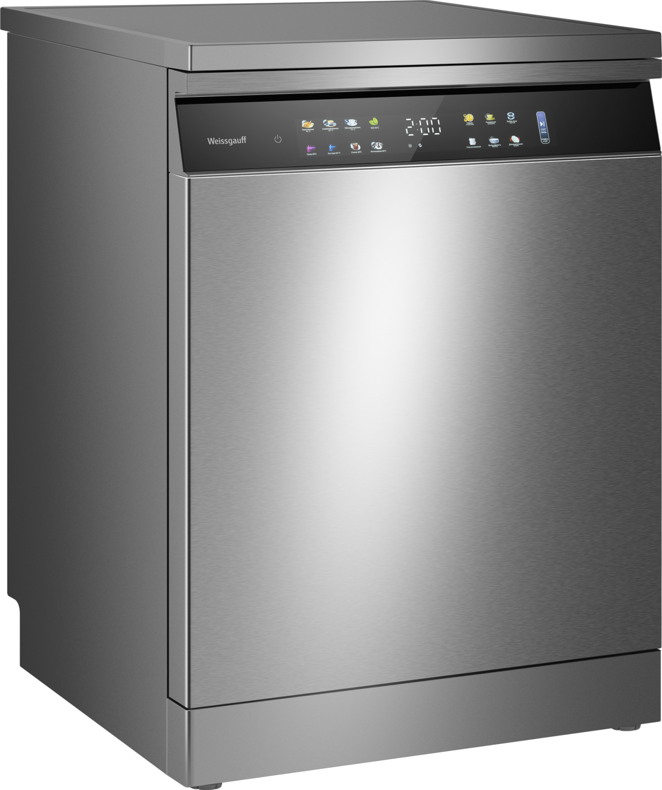 Посудомоечная машина Weissgauff DW 6039 Touch Dual Wash Inox