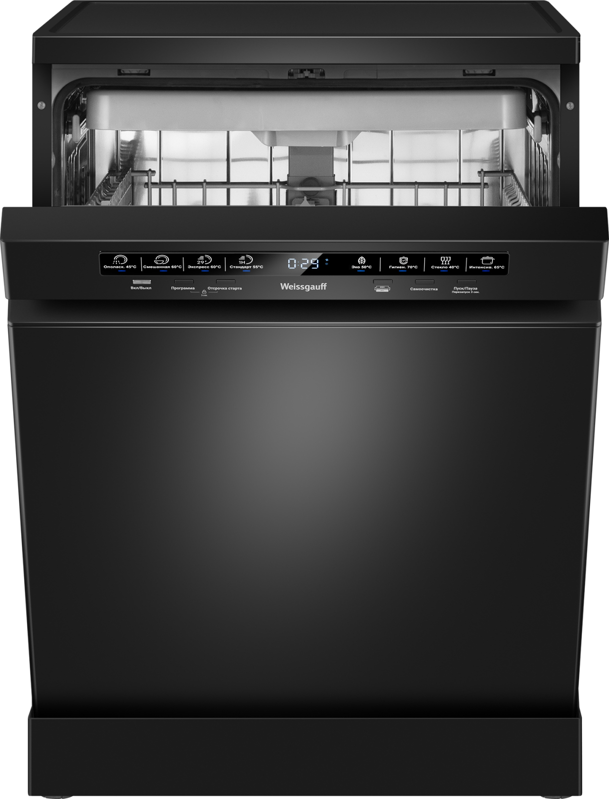Посудомоечная машина Weissgauff DW 6038 D Dual Wash Black